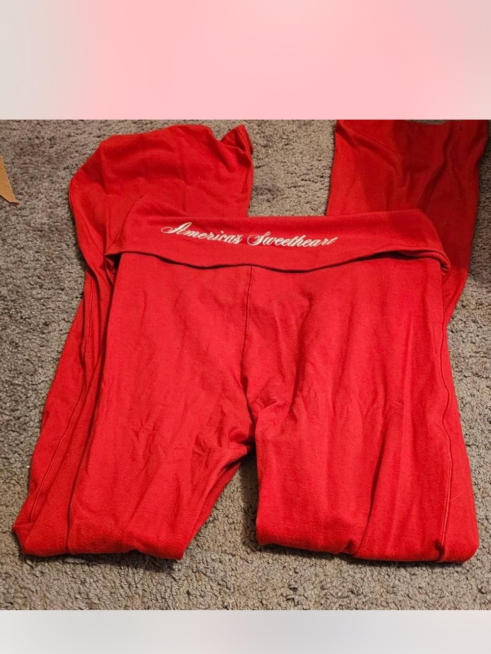 Victoria’s Secret Foldover Flare Leggings Size Large